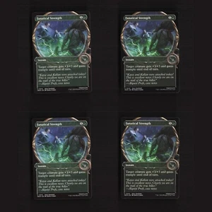 Tarjeta Magic The Gathering Fanatical Strength 310 x4 JUEGO Asesinatos en Karlov Manor Showcase - Imagen 1 de 6
