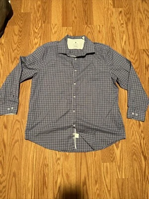 Camisa social masculina RYAN SEACREST gola xadrez roxa 17-32/33 - Imagem 1 de 4