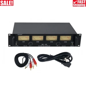 MK-4A 2U/3U 4 VU Medidor Pantalla Audio VU Medidor Medidor de Nivel para Amplificador de Audio - Imagen 1 de 7