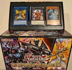 Yugioh Legendary Hero Decks Box Set - Nordic, Destiny HERO, Phantom Knights - Picture 1 of 5