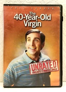 The 40-Year-Old Virgin Unrated Full Screen Edition DVD Steve Carrell Pre-Owned - Picture 1 of 3