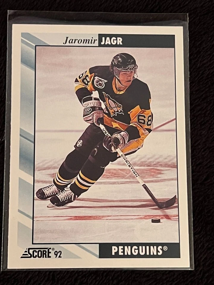 1992-93 SCORE JAROMIR JAGR PENGUINS - Image 1 of 1