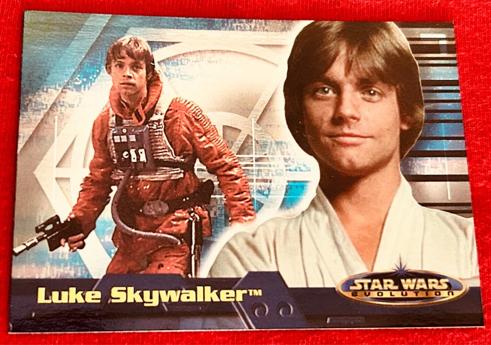 Luke Skywalker Mark Hamill Star Wars Evolution 2001 Topps insert card 6A NrMt-Mt - Image 1 of 1