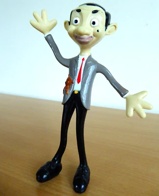 Mr Bean Bendy Figure 5.5" Toy Rowan Atkinson Tiger Aspect FREE POST - image 1 of 4