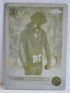 Placas de impresión amarillas Trey Parker 2022-23 Topps cromadas horas extras Elite OTE - 1/1 - Imagen 1 de 2
