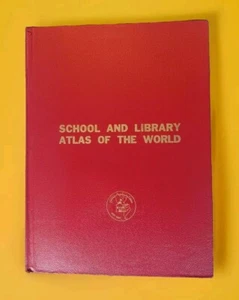 School And Library Atlas Of The World Golden Anniversary Edition Fred W Foster   - Picture 1 of 23
