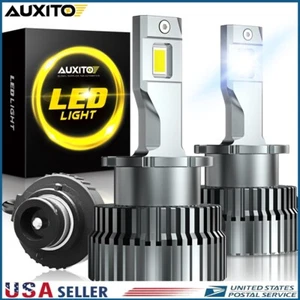 AUXITO D2S 80000LM LED Headlight High Low Beam HID Xenon Replace Bulbs 6500K H - Picture 1 of 11
