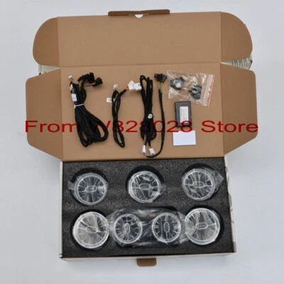 64 Colors Air Vent LED Ambient Light For Mercedes Benz C Class W205 2019-2021 - Imagem 1 de 4