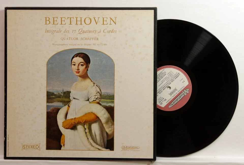 SCHAFFER QUARTET - BEETHOVEN the 17 string quartets MUSIDISC 10xLPs box EX++ - Image 1 of 1