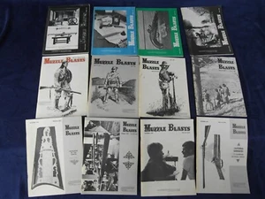 1978 Muzzle Blasts Magazine Complete Year 12 Issues Guns Rifles Black Powder - Picture 1 of 8
