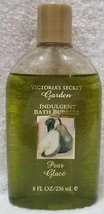 Victoria's Secret Garden PEAR GLACE Indulgent Bath Bubbles 8 oz/236mL New RARE - Picture 1 of 6