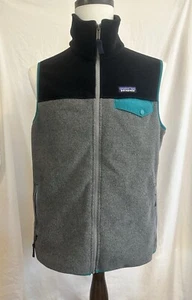 Patagonia Vest Mens M Gray Synchilla Fleece Outdoor Hiking - Picture 1 of 8