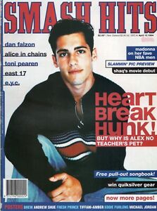 Smash Hits magazine - April 13, 1994 - Heartbreak High's Alex Dimitriades cover