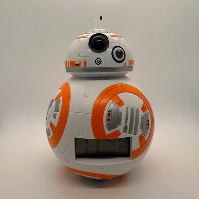 Star Wars BB8 Droid Digital Alarm Clock Night Light Kids Room Decor Bulb Bots - Image 1 of 4