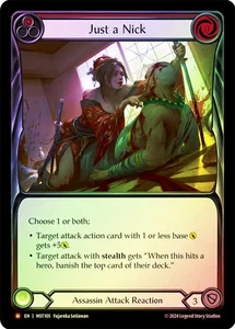 FAB RAINBOW FOIL Just a Nick - Tarjeta Part the Mistveil # 105 - Imagen 1 de 1