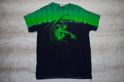 Camiseta Villano Fantasía Chernabog Parques Disney Verde Negra Tinte por Inmersión Adulto Foto 1 de 3
