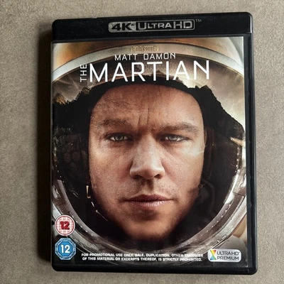 THE MARTIAN 4K Ultra HD Blu-Ray UK PROMO Rated 12 Excellent Condition - Image 1 of 4