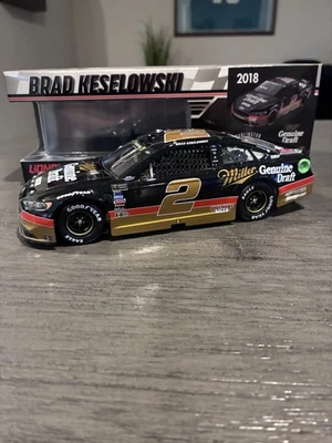 1:24 2018 #2 MILLER DRAFT GENUINO DARLINGTON RETROCESO BRAD KESELOWSKI 1/805 NUEVO EN CAJA Foto 1 de 4