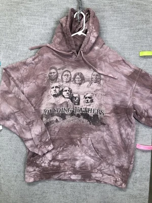 Sudadera con Capucha The Mountain Founding Fathers 2XL Tie Dye Nativo Americano Monte Rushmore Foto 1 de 4