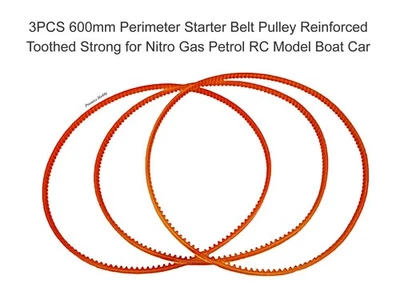 3PCS 600mm Engine Start Belt for Gas Petrol Nitro Engine RC Boat Heli Plane Car - Image 1 of 2