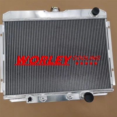 CA-Aluminum Radiator For 1963 1964 1965 66 67 68 1969 Ford Fairlane base I6/V8 - Imagem 1 de 4