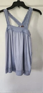 Camiseta sin mangas azul pilcro para mujer XL - Imagen 1 de 6