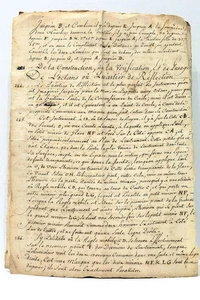Handschrift Instrumente zur Sternhöhenbeobachtung 1750 - Bild 1 von 6