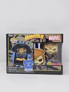 Funko Pop Tee Marvel HOBGOBLIN (Glow) Vinyl Figur und L Large Shirt Target EX - Bild 1 von 10