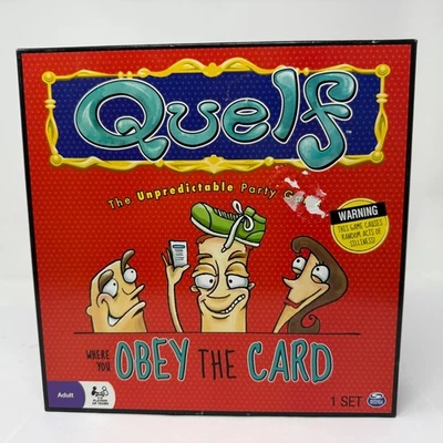 Quelf The Unpredictable Party Game Spin Master Adult Board Game Complete Sealed - Image 1 of 4