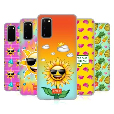 FUNDA GEL SUAVE OFICIAL EMOJI® FELIZ VERANO PARA TELÉFONOS SAMSUNG 1 Foto 1 de 4