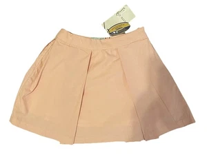 $ 59 Neu mit Etikett Juste Cle 104 4 4T Rock Plissee Rouge Pink verstellbare Taille ruhig Luxus - Bild 1 von 2