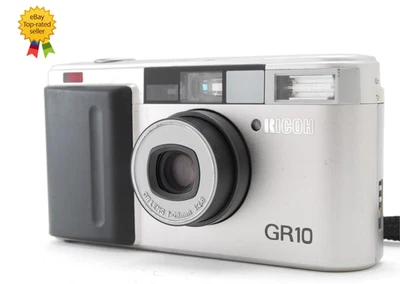 Ricoh GR10 Silver 28mm F2.8 Point & Shoot 35mm Film Camera JAPAN [N MINT] READ! - Image 1 of 4
