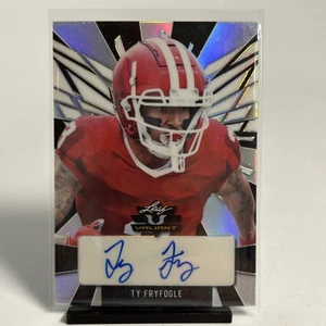 2022 LEAF VALIANT RC TY FRYFOGLE AUTO SIGNED #PA-TF1 1/5 HOOSIERS NM CARD PROOF - Picture 1 of 9