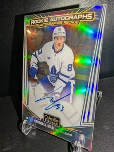 2024-25 O-Pee-Chee Platinum Marshall Rifai Rookie Auto Rainbow Maple Leafs RC AU - Picture 1 of 9