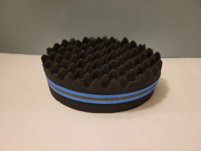 TWO (2) Double Side Barber Hair Brush Sponge Locking Afro Curl Twist Dreads Wave - Image 1 of 4