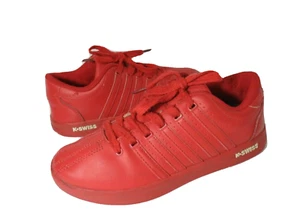 K-Swiss Varsity 83643-686M Shoes Red Sneakers Kid's US Size 4.5 - Picture 1 of 11