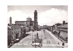 GALLIATE - PIAZZA VITTORIO VENETO - NOVARA - NON VIAGGIATA - Foto 1 di 1