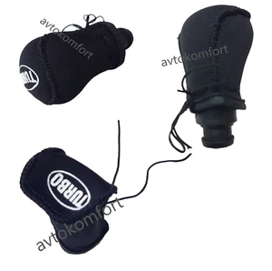 Elastic Neoprene Protector Cover For Gear Stick Shift Knob With Tying Link - Picture 1 of 5