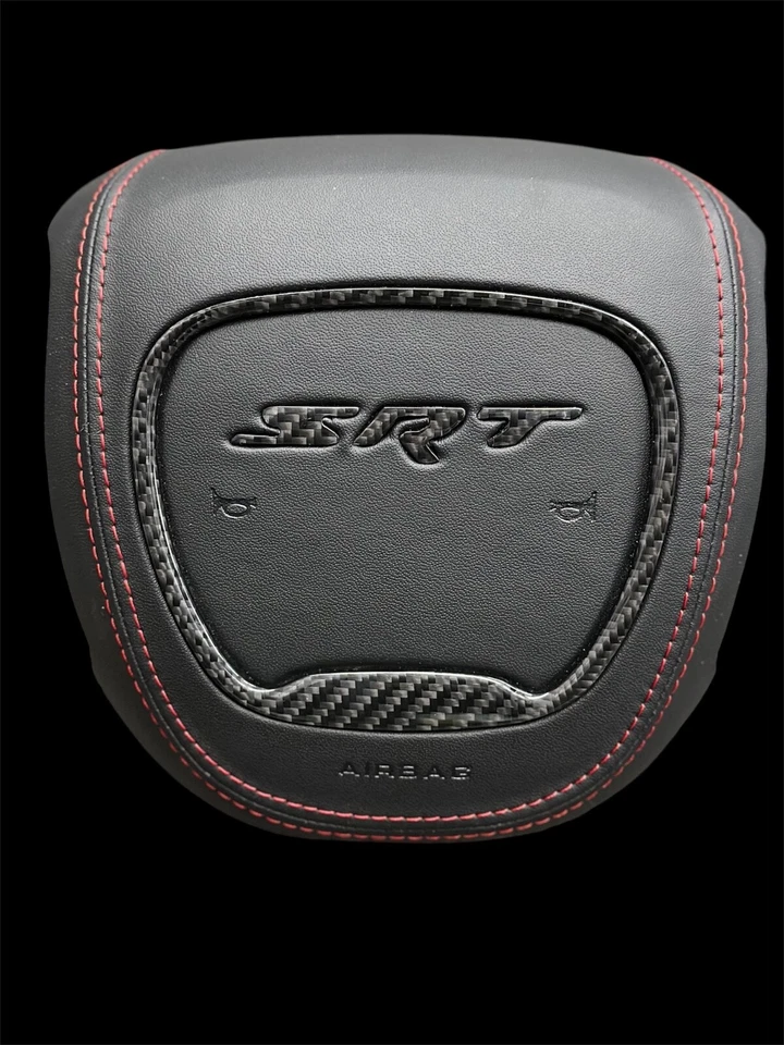 Cubierta de volante de cuero Dodge Challenger Charger Durango srt 2015-2024 Foto 1 de 1