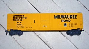 Vagón caja de tren escala HO - Milwaukee Road MILW 56500 - Imagen 1 de 6