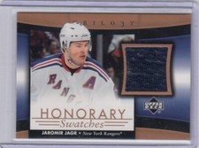2005-06 Upper Deck Trilogy Honorary Swatches Jersey #HSJJ Jaromir Jagr  *S6728
