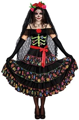 Brand New Lady of the Dead Adult Costume - Image 1 of 2