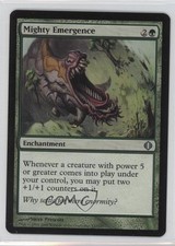 2008 Magic: The Gathering - Shards of Alara Mighty Emergence #137 0s5
