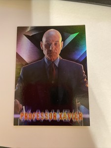 2000 Topps X-Men The Movie X-Foil Professor Xavier #1 of 10 Movies Mint