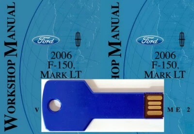 Ford F150 2006 camioneta Lincoln Mark LT manual de reparación de servicio de fábrica en USB Foto 1 de 3
