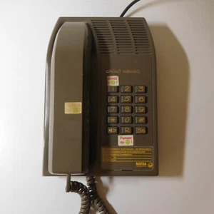 Festnetztelefon Mit Tasten Matra Communication Kontakt Ambient 1975 France N8695 - Zdjęcie 1 z 12