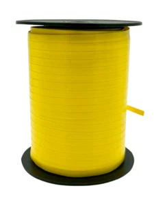 Curling Ribbon -- Yellow Color --- 3/16" x 500 yards - Picture 1 of 1