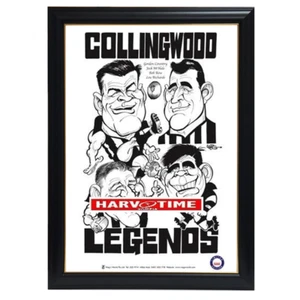 Weg Collingwood Legends Print Framed - Bild 1 von 1