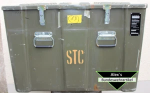Transportkiste Kiste Bundeswehr Transportbox STC Container 92x65x65 Gebr N13 - Bild 1 von 8