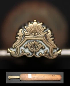 Tolles vergoldetes Eisen Modell Derôme Bronze Bindereinband #127 - Bild 1 von 1